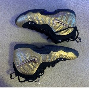 Air Nike Foamposite Pro Metallic Gold
